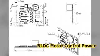 BLDC モータードライバー 10-36V 20A PWM アナログ制御