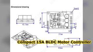 JYQD V6 3E2 BLDC モーター コントローラー ドライバー ボードのレビュー