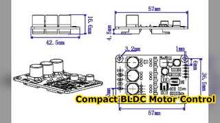 JYQD V9 20B センサーレス BLDC モーター コントローラー ボード