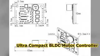 JYQD V9 20B BLDC モーター コントローラー コンパクト ドライバー ボード
